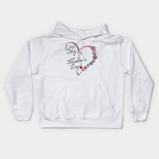 Happy Mother's Day Quote: My 1st Mother's Day Kids Hoodie